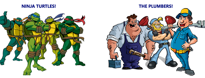 Ninja Turtles VS Plumbers